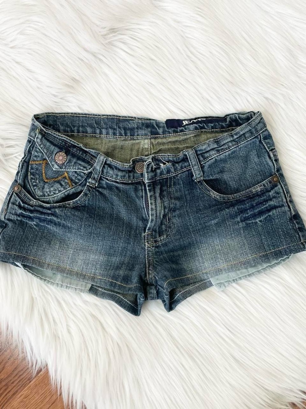 Vintage Y2K micro mini jean shorts by Jeanstar